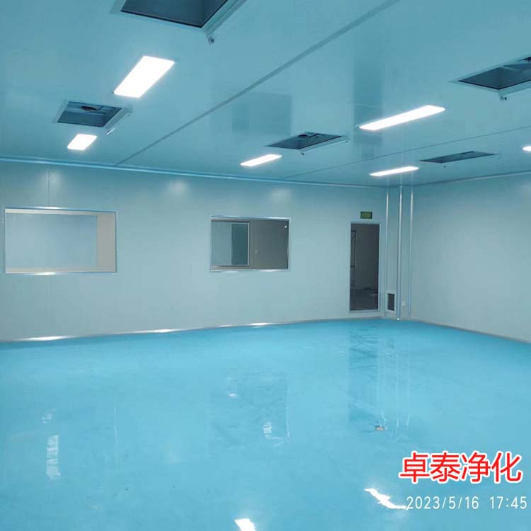 河北消字號凈化車間裝修施工現(xiàn)場，潔凈室裝修設計施工廠家找卓泰凈化