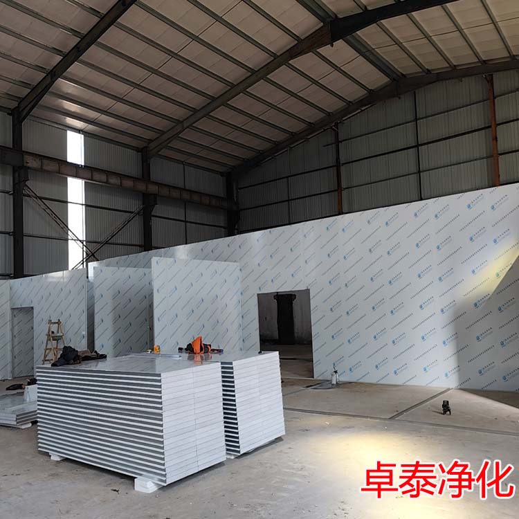 河北凈化車間施工現(xiàn)場圖，裝修河北凈化車間找卓泰凈化工程