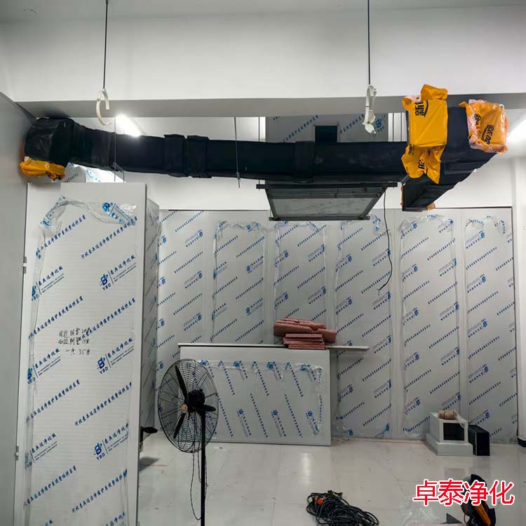 凈化車間施工施工現(xiàn)場圖，河北凈化車間裝修施工廠家